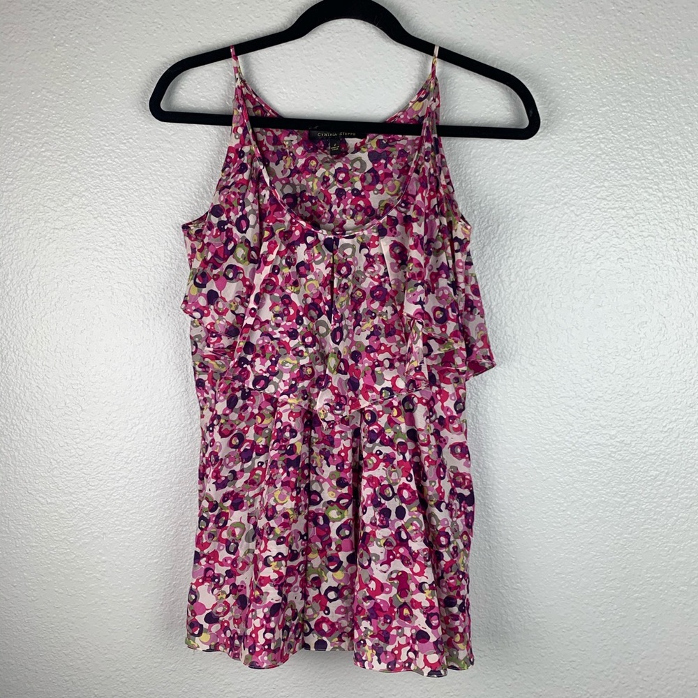 Cynthia Steffe Multi-Color Layered Tank